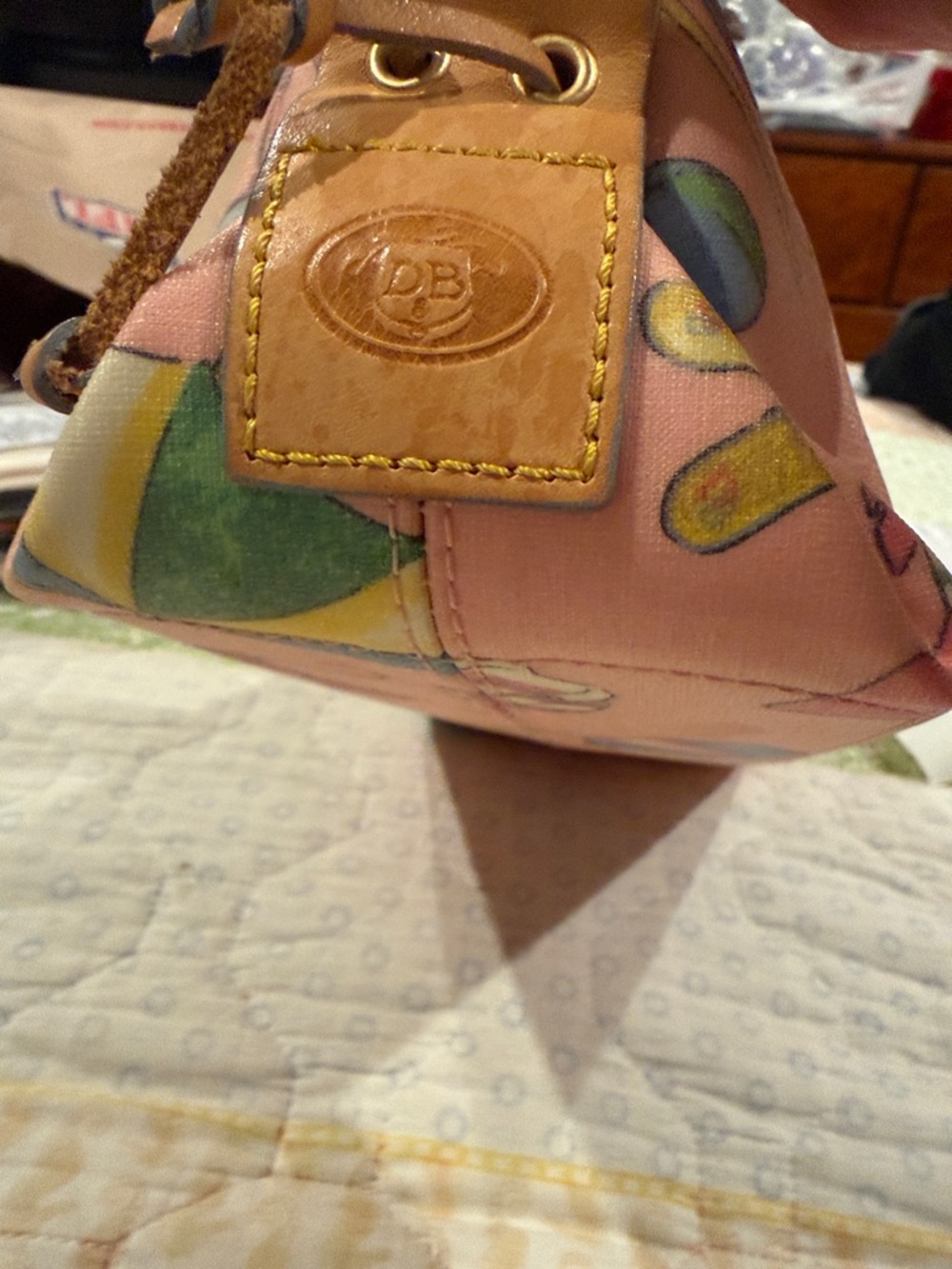 Dooney & Bourke "Miami" Tassel Vintage Tote from the early 2000s. - Picture 6 of 13